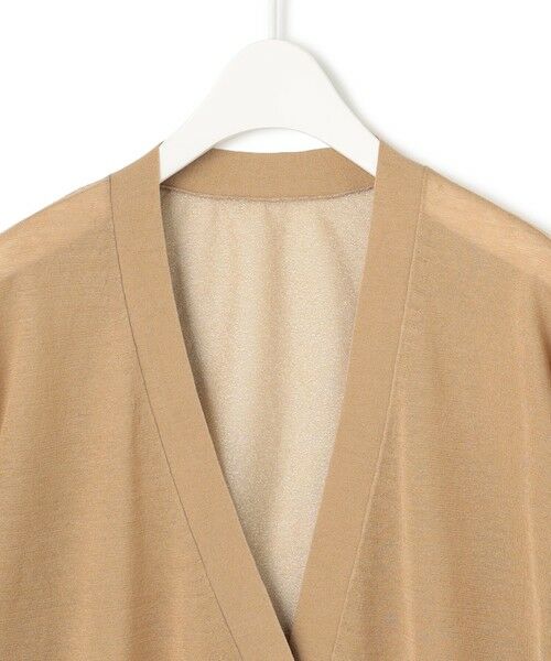 ICB / アイシービー カーディガン・ボレロ | 【洗える】 マーセライズコットンシアー カーディガン | 詳細7