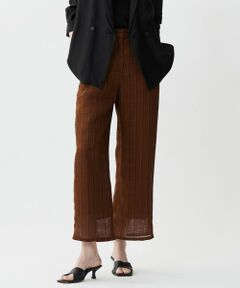 ICB / アイシービー その他パンツ | スクエアチェックレノクロス ワイドストレートパンツ