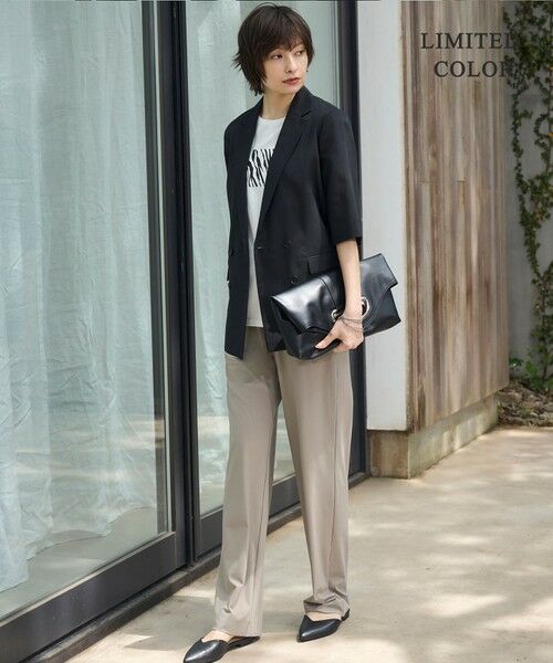 ICB / アイシービー その他パンツ | 【WEB限定カラーあり・UVカット・接触冷感・速乾】マットスキューバ セミワイドパンツ | 詳細26