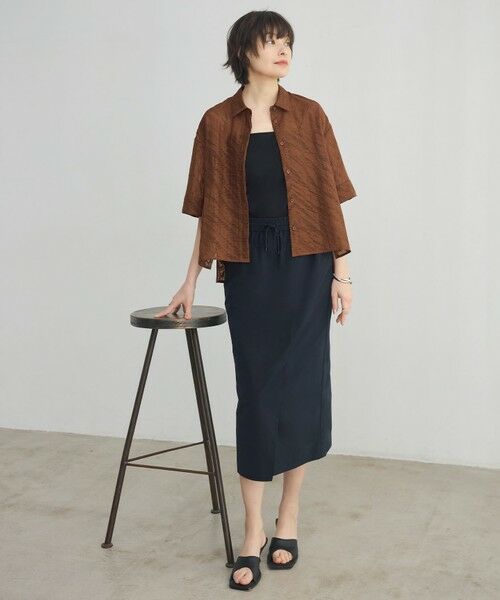 ICB / アイシービー ミニ・ひざ丈スカート | 【撥水・UVケア・洗える】 プルーフ4WAYタフタ スカート | 詳細8