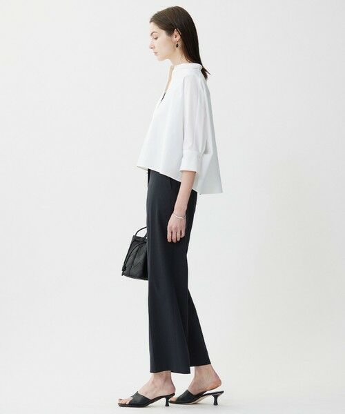 ICB / アイシービー シャツ・ブラウス | 【接触冷感・UVカット・洗える】ヴィンテージスパンブロード バンドカラーシャツ | 詳細4