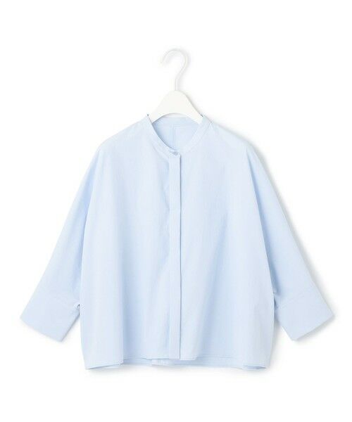 ICB / アイシービー シャツ・ブラウス | 【接触冷感・UVカット・洗える】ヴィンテージスパンブロード バンドカラーシャツ | 詳細9