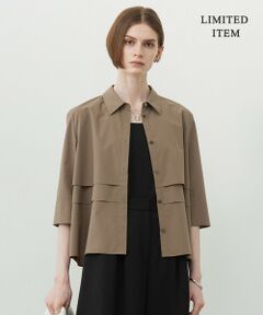 ICB / アイシービー シャツ・ブラウス | 【WEB限定・洗える】クリーンブロード クロップドシャツ