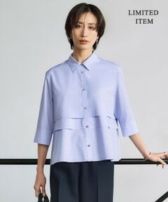 ICB / アイシービー シャツ・ブラウス | 【WEB限定・洗える】クリーンブロード クロップドシャツ