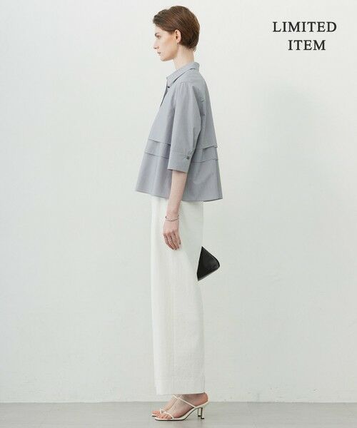 ICB / アイシービー シャツ・ブラウス | 【WEB限定・洗える】クリーンブロード クロップドシャツ | 詳細13