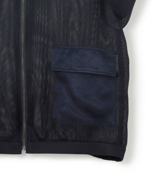 【洗える】Ta/Peメッシュ ブルゾン　icb 洗える】Ta/Peメッシュ ブルゾン / ICB L | ファッション通販