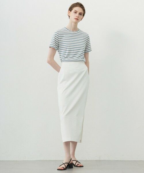 ICB / アイシービー カットソー | 【洗える】 シアーマルチボーダー カットソー | 詳細1