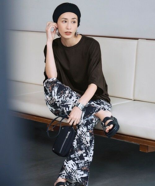 ICB / アイシービー カットソー | 【接触冷感・速乾・洗える】Ly.Coハイゲージ ドルマンスリーブプルオーバー | 詳細13