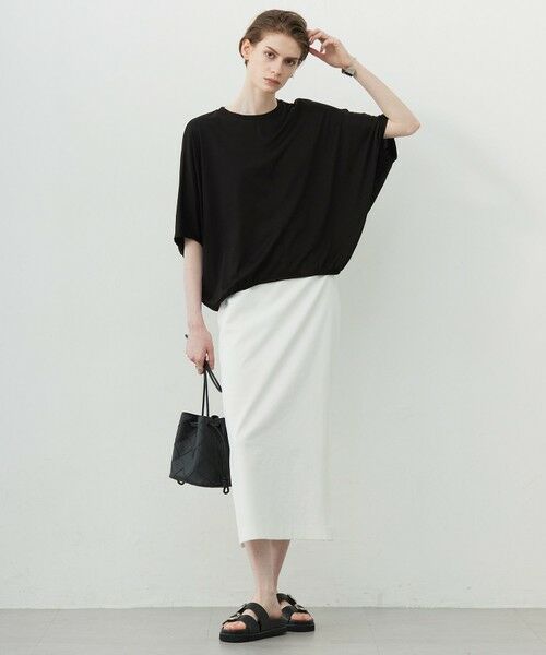 ICB / アイシービー カットソー | 【接触冷感・速乾・洗える】Ly.Coハイゲージ ドルマンスリーブプルオーバー | 詳細17