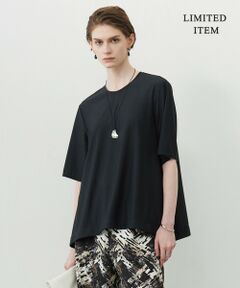 ICB / アイシービー カットソー | 【WEB限定・洗える】シアートリコット ペプラムカットソー