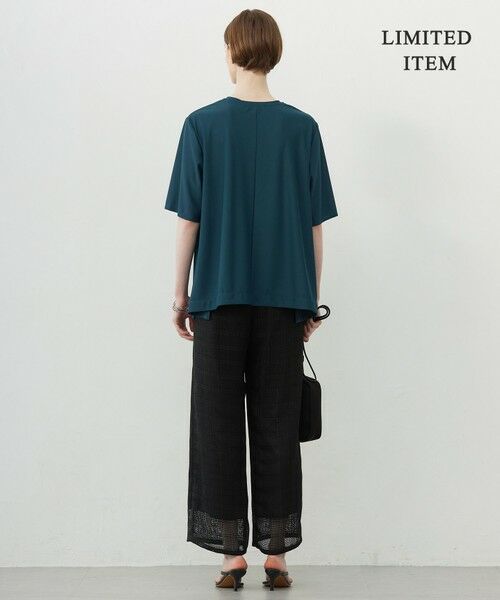 ICB / アイシービー カットソー | 【WEB限定・洗える】シアートリコット ペプラムカットソー | 詳細4