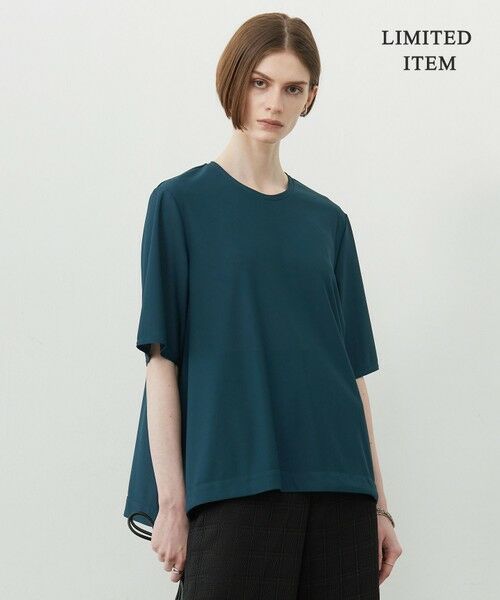 ぐくページ High Count Broad L/S Oversized Regular Collar Shirt / BLACK