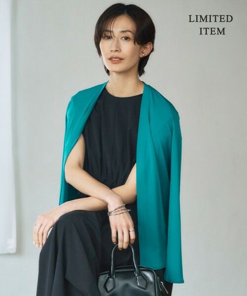 ICB/アイシービー 【WEB限定・接触冷感・洗える】PINION ショートカーディガン ターコイズ系 M ICB/アイシービー 【WEB限定・接触冷感・洗える】PINION ショートカーディガン ターコイズ系 M