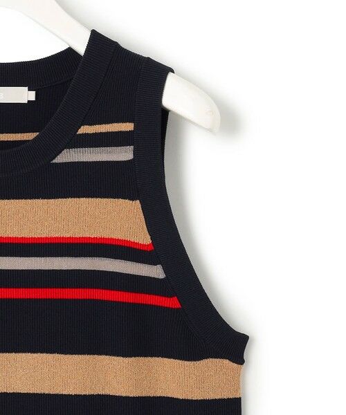 ICB / アイシービー ミニ丈・ひざ丈ワンピース | 【洗える】 マルチボーダーワンピース | 詳細7