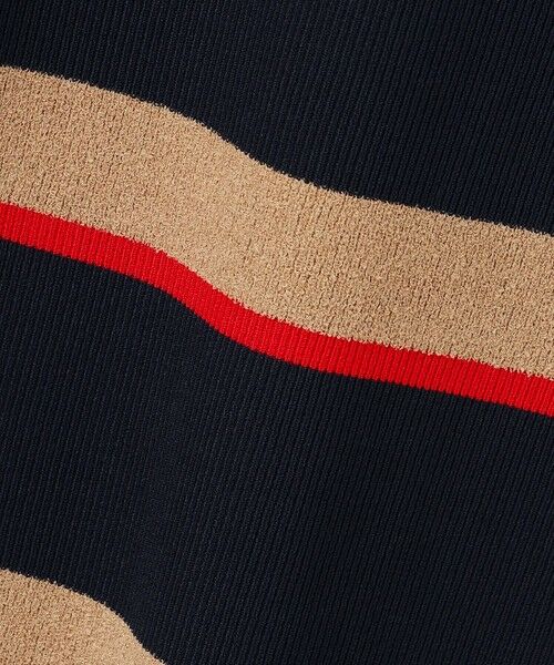 ICB / アイシービー ミニ丈・ひざ丈ワンピース | 【洗える】 マルチボーダーワンピース | 詳細9