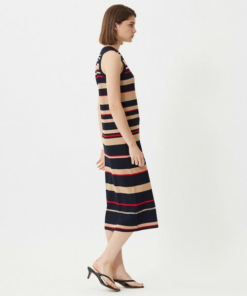 ICB / アイシービー ミニ丈・ひざ丈ワンピース | 【洗える】 マルチボーダーワンピース | 詳細2