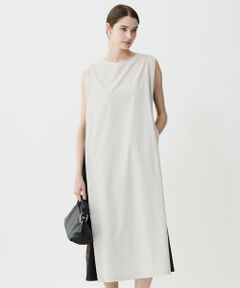 ICB / アイシービー ロング・マキシ丈ワンピース | 【接触冷感・UVカット・洗える】RENUソフトタイプライター バイカラーワンピース