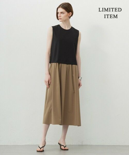 ICB / アイシービー ロング・マキシ丈ワンピース | 【WEB限定・洗える】 RENUコンビ ノースリーブワンピース | 詳細2