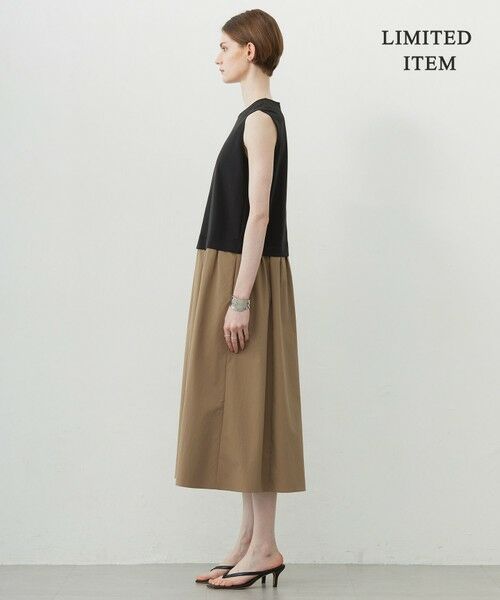 ICB / アイシービー ロング・マキシ丈ワンピース | 【WEB限定・洗える】 RENUコンビ ノースリーブワンピース | 詳細3