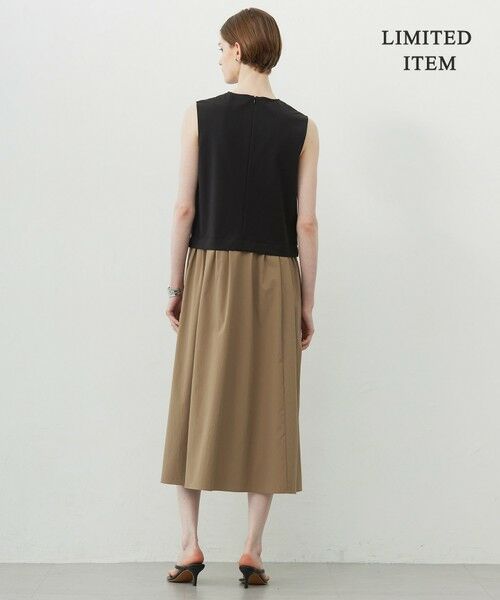 ICB / アイシービー ロング・マキシ丈ワンピース | 【WEB限定・洗える】 RENUコンビ ノースリーブワンピース | 詳細4