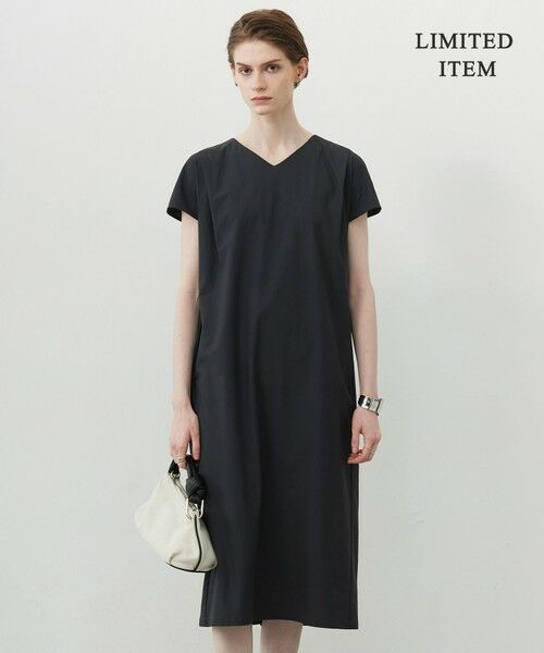 ICB/アイシービー 【WEB限定・洗える】 アトラストリコット ストレートワンピース チャコール系 XS ICB/アイシービー 【WEB限定・洗える】 アトラストリコット ストレートワンピース チャコール系 XS