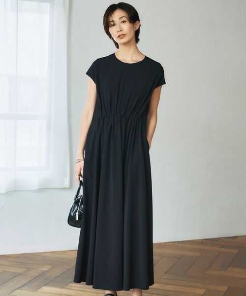 【関税込み】LEMAIRE ブラック ノット ミディアムワンピース LDM0123F0029_zo_a009.jpg