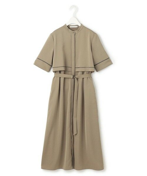 ICB / アイシービー ロング・マキシ丈ワンピース | 【ASUMI・MANAMIコラボ 丈が選べる】ハシゴレースシャツワンピース | 詳細5