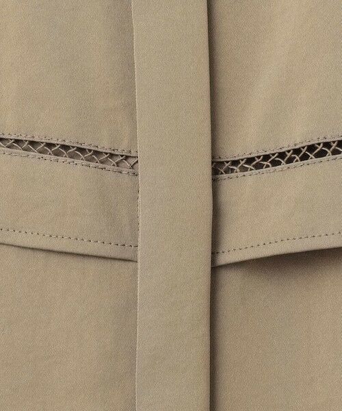 ICB / アイシービー ロング・マキシ丈ワンピース | 【ASUMI・MANAMIコラボ 丈が選べる】ハシゴレースシャツワンピース | 詳細11