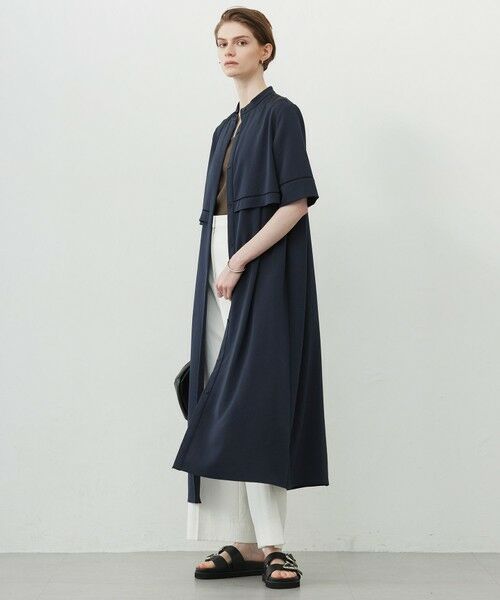 manami sakurai シャツワンピース　定価41,800円 ASUMI・MANAMIコラボ 丈が選べる】ハシゴレースシャツワンピース