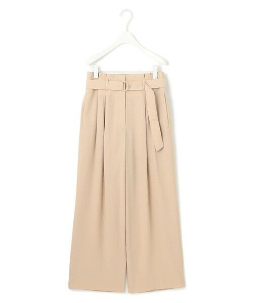 ICB / アイシービー その他パンツ | 【接触冷感・UVカット・洗える】 T/Rドライリネン ワイドストレートパンツ | 詳細15