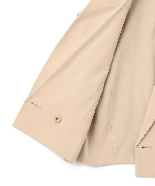 ICB / アイシービー ベスト | 【接触冷感・UVカット・洗える】 T/Rドライリネン ショートジレ | 詳細13