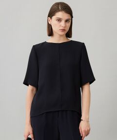 ICB / アイシービー シャツ・ブラウス | 【UVカット・防シワ・洗える】ライトダブルクロス Tブラウス