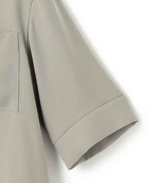 ICB / アイシービー シャツ・ブラウス | 【UVカット・防シワ・洗える】ライトダブルクロス バンドカラーブラウス | 詳細5