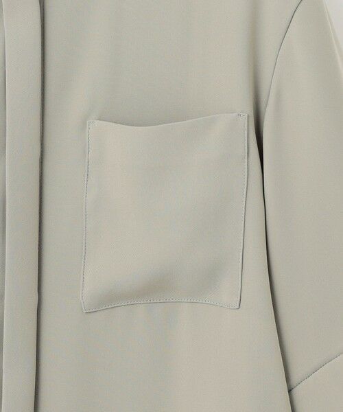 ICB / アイシービー シャツ・ブラウス | 【UVカット・防シワ・洗える】ライトダブルクロス バンドカラーブラウス | 詳細6