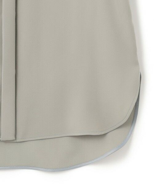 ICB / アイシービー シャツ・ブラウス | 【UVカット・防シワ・洗える】ライトダブルクロス バンドカラーブラウス | 詳細7