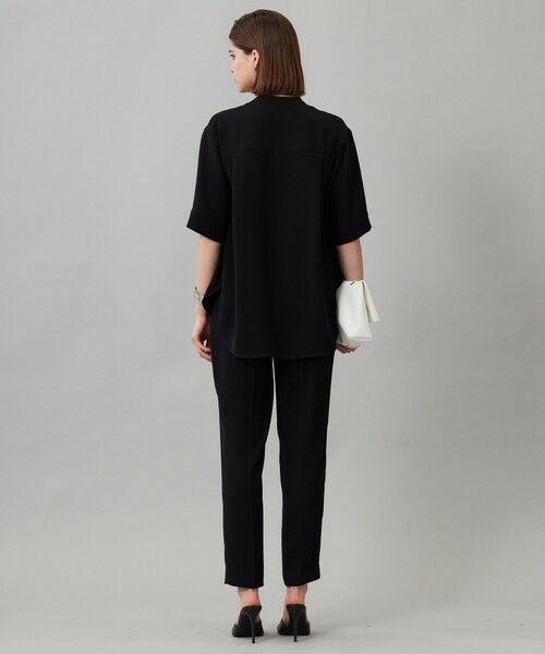 ICB / アイシービー シャツ・ブラウス | 【UVカット・防シワ・洗える】ライトダブルクロス バンドカラーブラウス | 詳細16