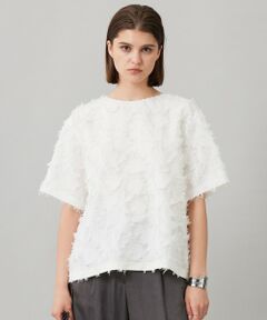 ICB / アイシービー シャツ・ブラウス | 【洗える】 ヘアリーシアージャカード ブラウス