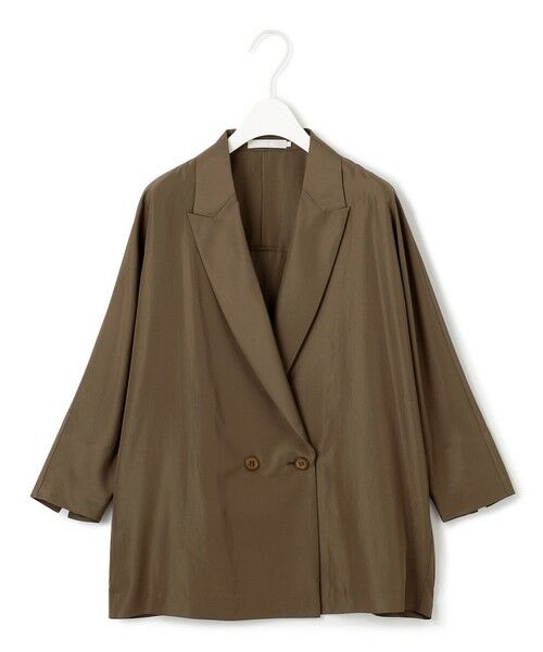 ICB / アイシービー テーラードジャケット | 【接触冷感・UVケア・速乾・洗える】シルクエステルタフタ ブラウスジャケット | 詳細4