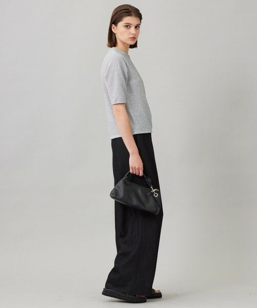 ICB / アイシービー カットソー | 【洗える】シャイニーラメジャガード カットソー | 詳細2