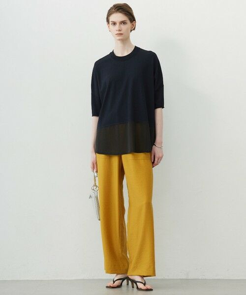 ICB / アイシービー ニット・セーター | 【接触冷感・UVカット・洗える】VIS/NYハイゲージ シアーコンビニット | 詳細8