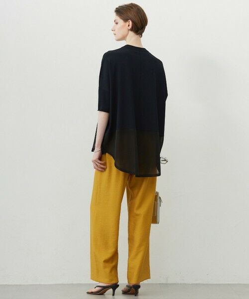 ICB / アイシービー ニット・セーター | 【接触冷感・UVカット・洗える】VIS/NYハイゲージ シアーコンビニット | 詳細10