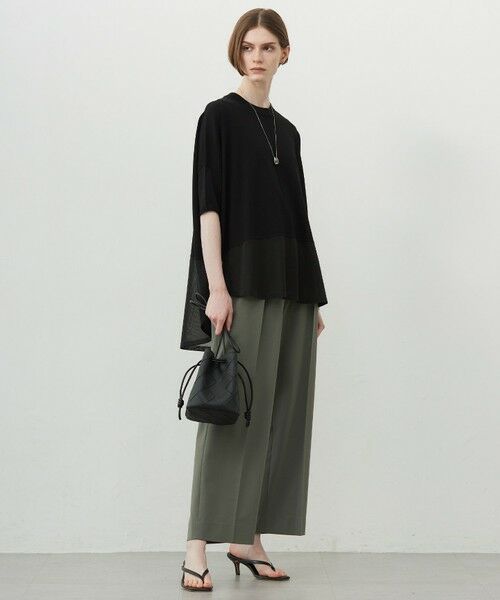 ICB / アイシービー ニット・セーター | 【接触冷感・UVカット・洗える】VIS/NYハイゲージ シアーコンビニット | 詳細14