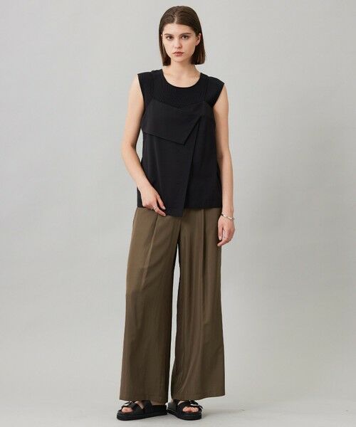 ICB / アイシービー その他パンツ | 【接触冷感・UVケア・速乾・洗える】シルクエステルタフタ ワイドパンツ | 詳細3