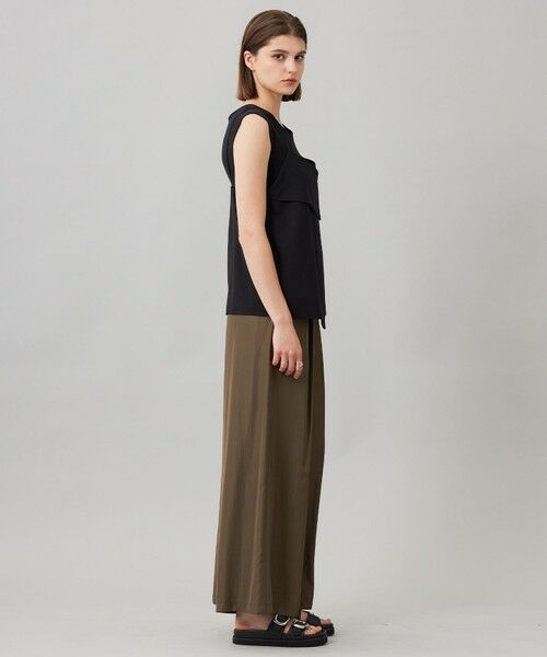 ICB / アイシービー その他パンツ | 【接触冷感・UVケア・速乾・洗える】シルクエステルタフタ ワイドパンツ | 詳細4