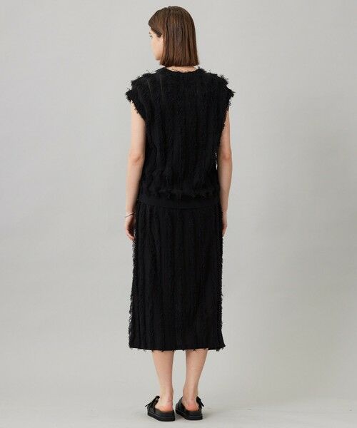 ICB / アイシービー ミニ・ひざ丈スカート | 【洗える】カットジャガード ニットスカート | 詳細3