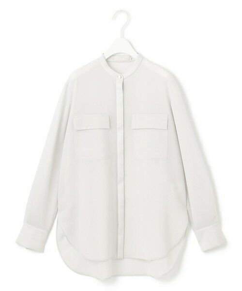 ICB / アイシービー シャツ・ブラウス | 【洗える】シアーボイル バンドカラーシャツ | 詳細4