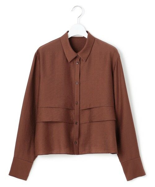 ICB / アイシービー シャツ・ブラウス | 【洗える】 ワッシャーツイル クロップドブラウス | 詳細6