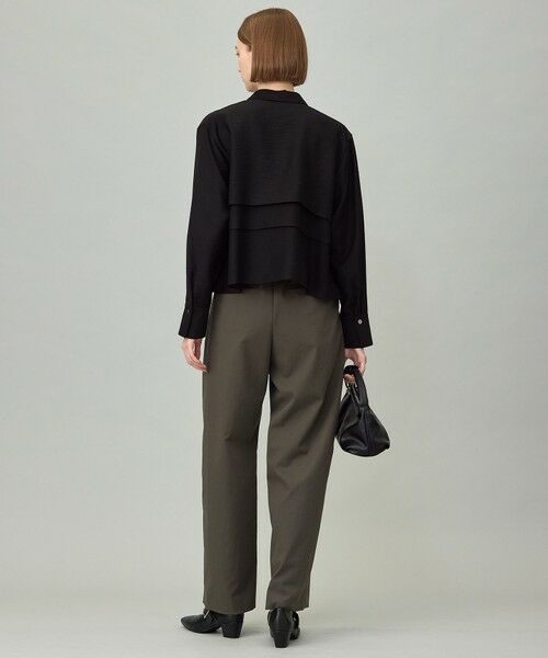 ICB / アイシービー シャツ・ブラウス | 【洗える】 ワッシャーツイル クロップドブラウス | 詳細12