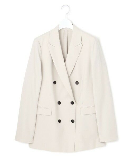 ICB / アイシービー テーラードジャケット | ウール2WAYストレッチ ダブルブレストジャケット | 詳細4
