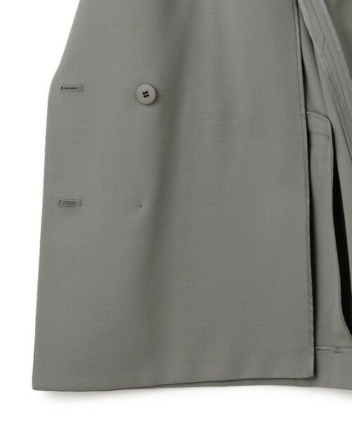 ICB / アイシービー テーラードジャケット | ウール2WAYストレッチ ダブルブレストジャケット | 詳細20